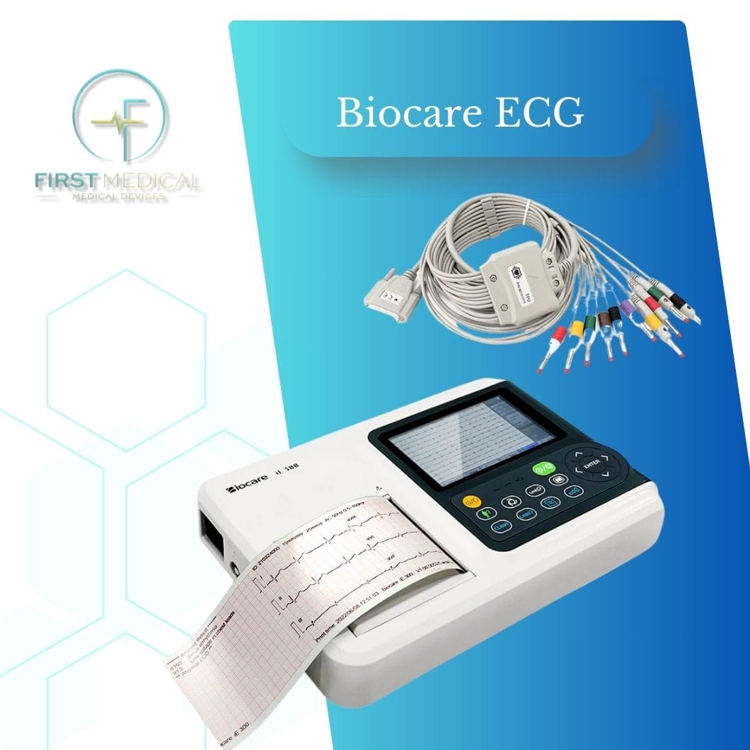 جهاز رسم قلب ماركة بايوكير Biocare ECG (جديد)